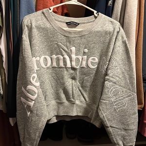 Abercrombie & Fitch Cropped Crewneck